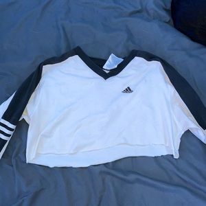 Vintage long sleeve crop top